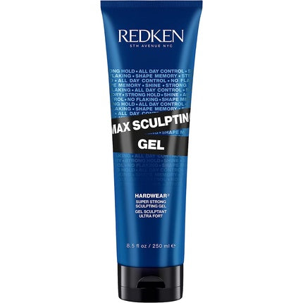 Redken Hardwear 16 Super-Strong Sculpting Hair Gel, 150ml Long-Lasting Strong Hold Styling Gel