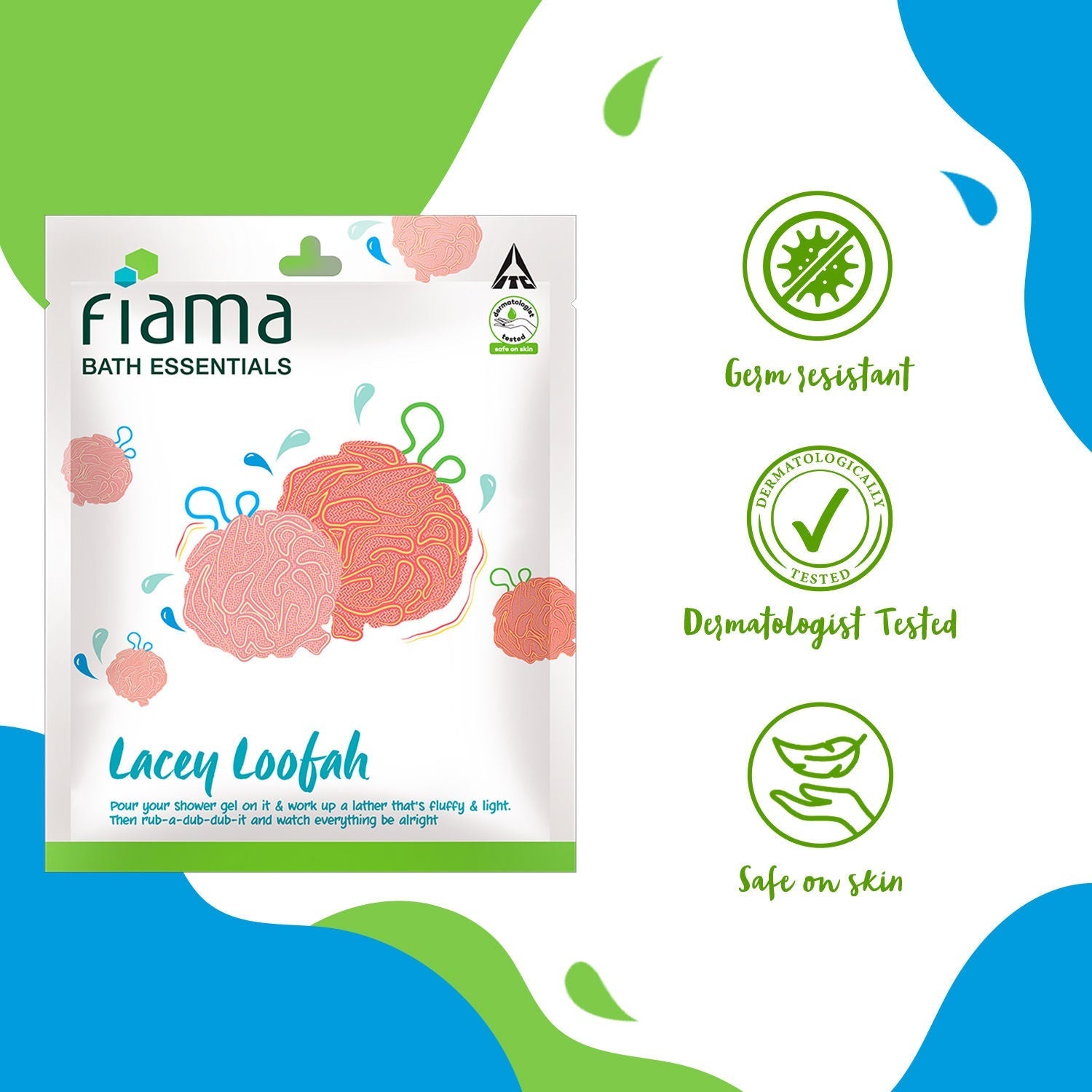 Fiama Bath Essentials Lacey Loofah Buy at Indicrest Image 6