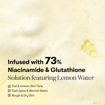 VT Cosmetics Niacinamide Glutathione Bubble Serum, 2.36 fl oz (70ml) | Korean Brightening Micro Bubble Serum
