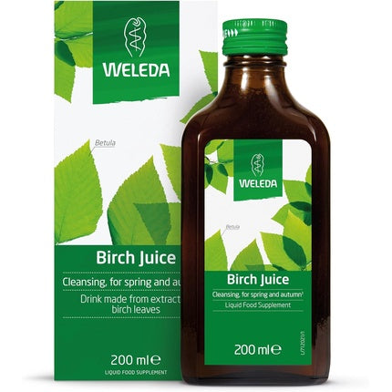 Weleda Birch Juice Cleansing Liquid Food Supplement No Added Sugar Vegan | Plant-Based Food Supplement