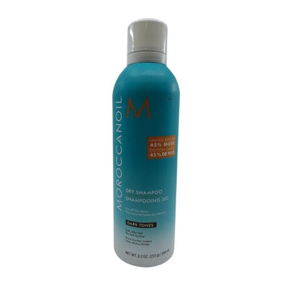 Moroccanoil Dry Shampoo Dark Tones, 217ml Oil Absorbing Dry Shampoo for Dark Hair
