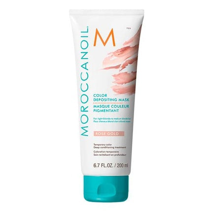 Moroccanoil Color Depositing Mask Rose Gold, 200ml Temporary Hair Colour Mask