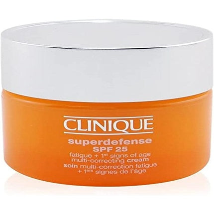 Clinique Superdefense SPF 25 Multi-Correcting Cream, 30ml - Daily Hydrating Face Moisturizer with Broad Spectrum SPF 25