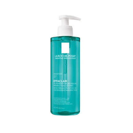 La Roche-Posay Effaclar Micro-Peeling Purifying Gel, 400ml – Daily Cleansing Gel for Oily & Blemish-Prone Skin