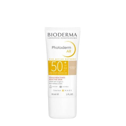 Bioderma Photoderm AR Anti-Redness Cream SPF50+ (30ml) High Protection Facial Sunscreen for Sensitive Skin