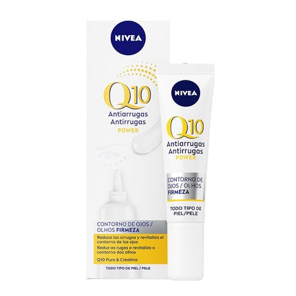 Nivea Q10 Plus Anti-Wrinkle Eye Cream, 15ml | Hydrating Eye Cream for Fine Lines & Dark Circles