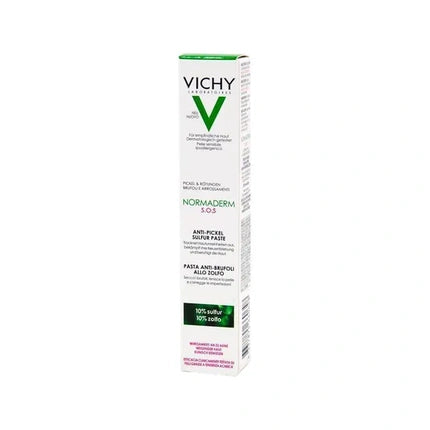 Vichy Normaderm S.O.S Acne & Redness Corrector, 20ml – Targeted Blemish Care Cream for Oily & Acne-Prone Skin