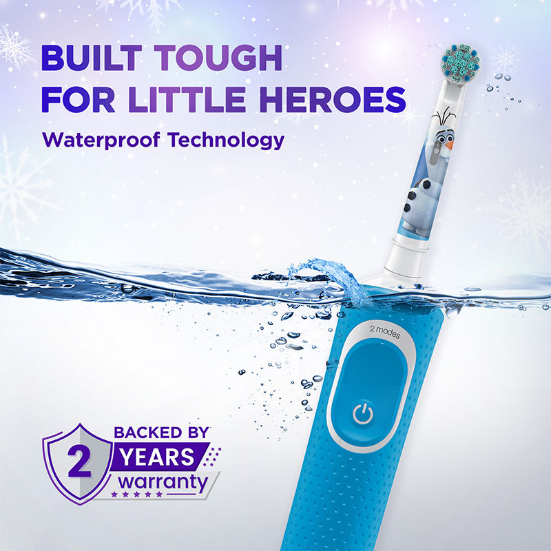 Oral-B Kids Electric Rechargeable Toothbrush Featuring Frozen Characters, 1 piece Buy at Indicrest Image 6