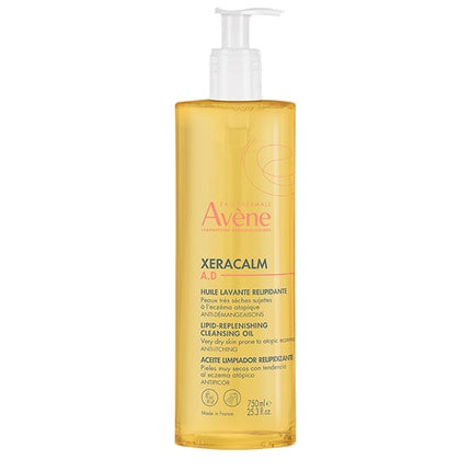 Avène XeraCalm A.D Relipidating Cleansing Oil, 750ml for Face & Body