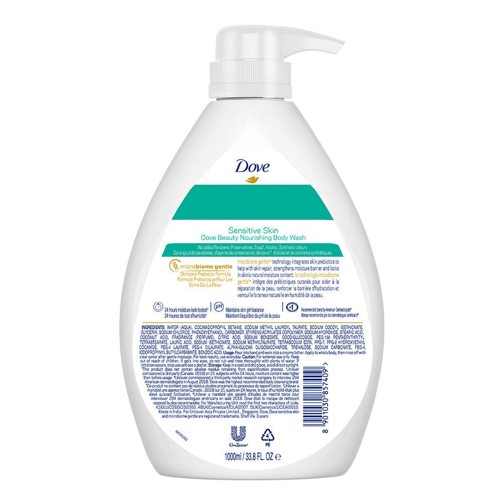 Dove Body Wash - Beauty Nourishing For Sensitive Skin, 1000ml Buy at Indicrest Image 3