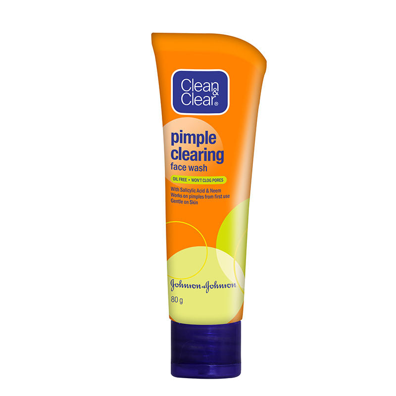 Clean & Clear Pimple Clearing Face Wash with Neem & Salicylic Acid for Oily and Acne-Prone Skin, 80g Buy at Indicrest Image 7