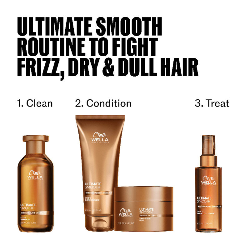 Wella Professionals Ultimate Smooth Shampoo With Squalane & Omega-9 For Dull & Frizzy Hair, 1000ml Buy at Indicrest Image 9