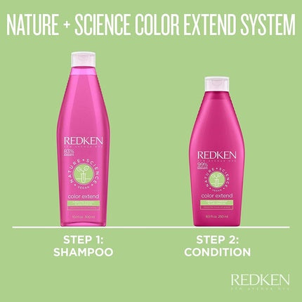 Redken Nature + Science Color Extend Vegan Conditioner with Ginseng for Color-Treated Hair, 250ml