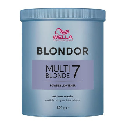 Wella Professionals Blondor Multi Blonde 7 Powder Bleaching Powder, 800g Hair Lightener