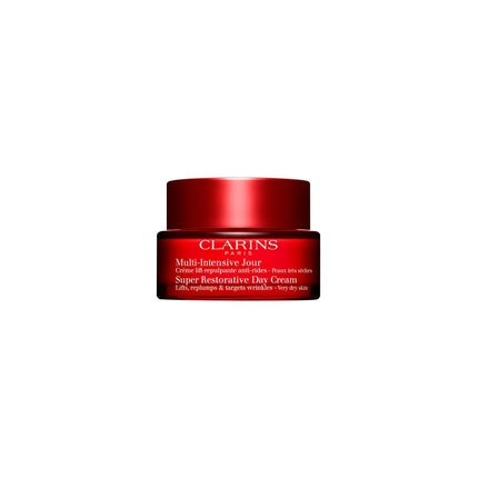 Clarins Super Restorative Day Cream for Very Dry Skin, 50ml – Nourishing Anti-Ageing Moisturizer for Hydrated, Smoother-Looking Skin