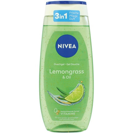 Nivea Lemongrass & Oil Shower Gel, 250ml | Refreshing Moisturizing Body Wash