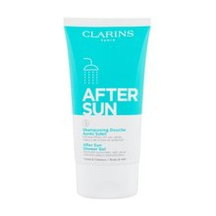 Clarins After Sun Shower Gel for Body & Hair, 150ml - Gentle Cleansing Gel for After-Sun Care