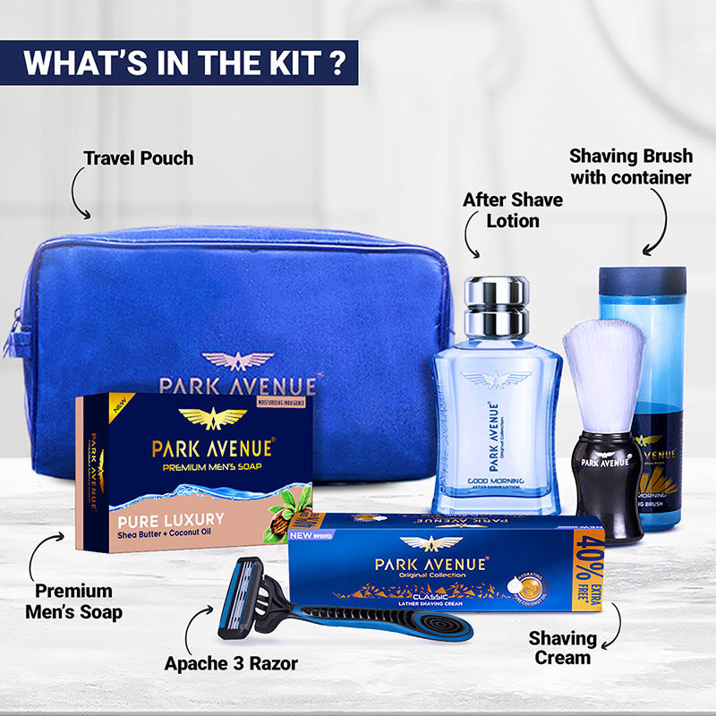 Park Avenue Essential Grooming Kit 7 in 1 Combo, 209g+85ml Buy at Indicrest Image 4