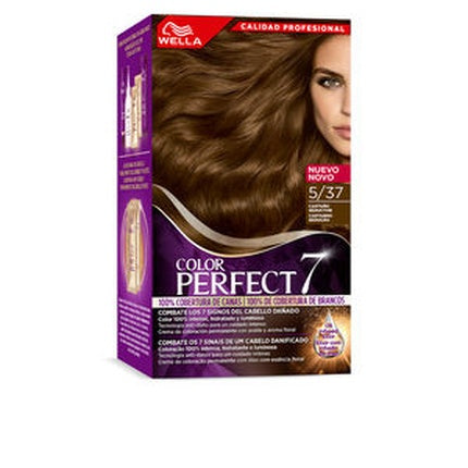Wella Koleston Perfect Me+ 5/37 Seductive Chestnut Permanent Hair Color, 60ml
