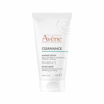 Avène Cleanance Detox Mask, 50ml Purifying Face Mask for Oily & Blemish-Prone Skin