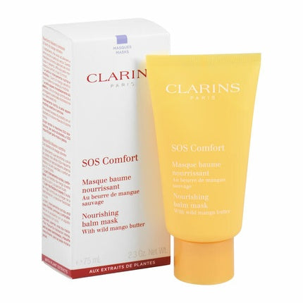 Clarins SOS Comfort Nourishing Balm Mask, 75ml – Nourishing Face Mask for Dry & Dehydrated Skin