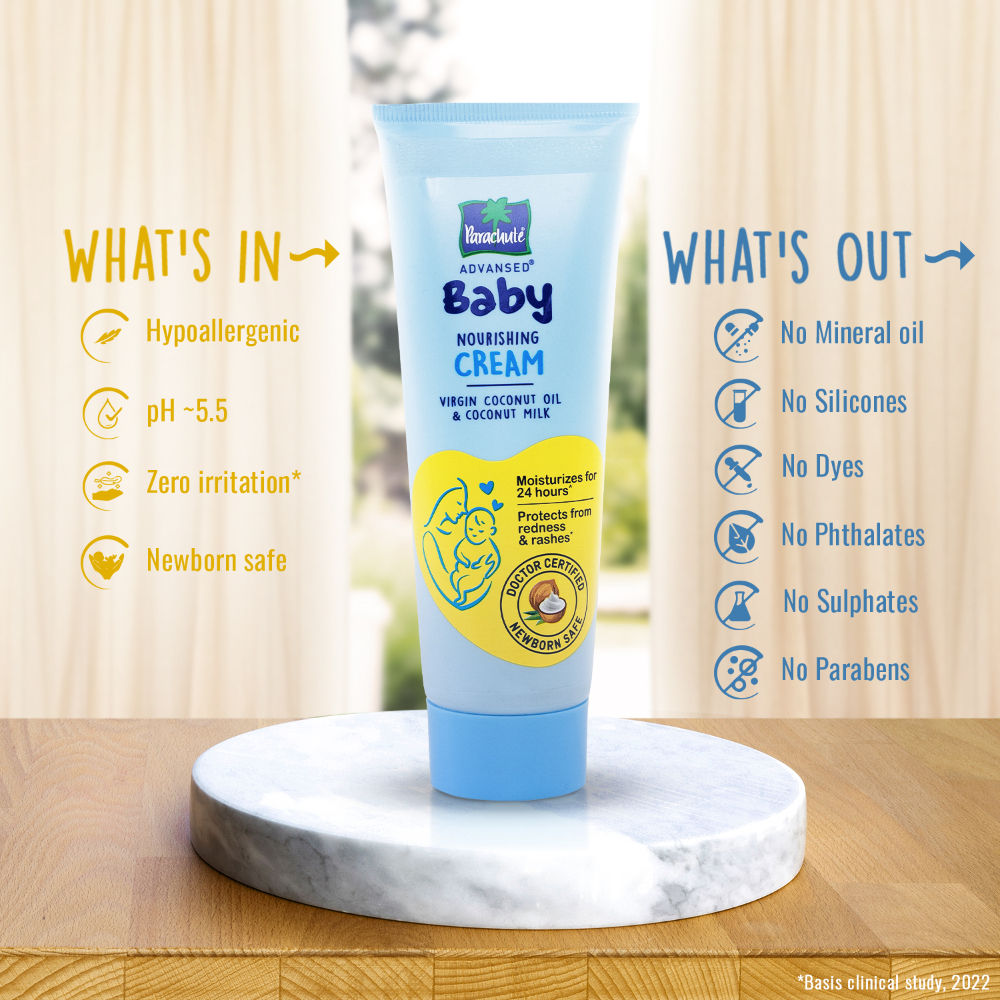 Parachute Advansed Baby Nourishing Cream, 100ml Buy at Indicrest Image 5