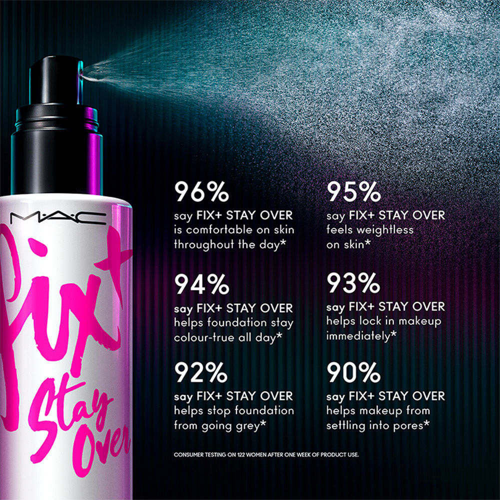 M.A.C Fix+ Stay Over Alcohol-Free 24HR Setting Spray, 30ml