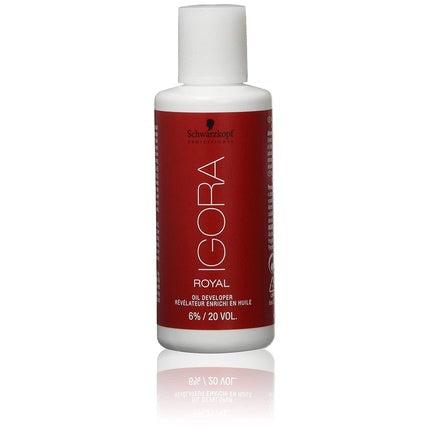 Schwarzkopf Professional IGORA Royal Oil Developer 6% (20 Vol) Mini, 60ml | Professional Hair Color Developer