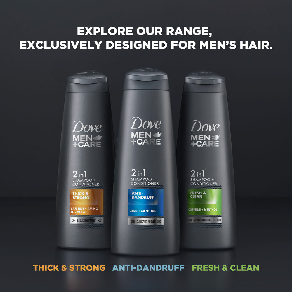 Dove Men +Care Anti Dandruff 2 In 1 Shampoo + Conditioner, 180ml Buy at Indicrest Image 7