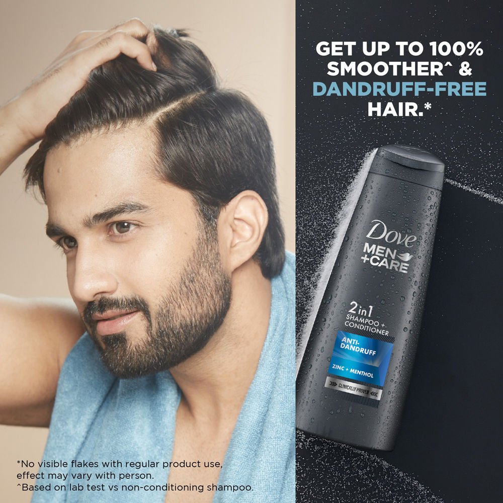 Dove Men +Care Anti Dandruff 2 In 1 Shampoo + Conditioner, 340ml Buy at Indicrest Image 5