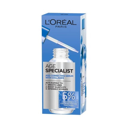 L'Oréal Paris Collagen Age Specialist Serum, 30ml Firming & Hydrating Anti-Ageing Face Serum
