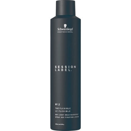 Schwarzkopf Professional SESSION LABEL Dry Light Hold Hairspray, 300ml Flexible Finishing Hair Spray