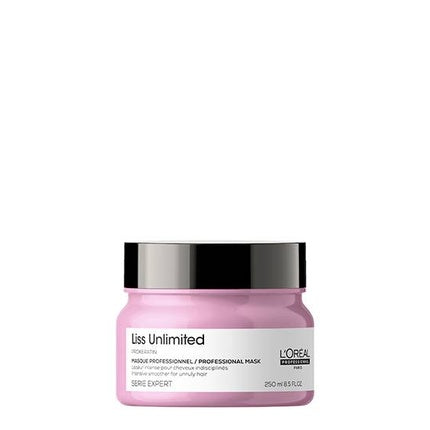 L'Oreal Professionnel Serie Expert Liss Unlimited Professional Hair Mask, 250ml | Smoothing Hair Mask for Frizzy Hair