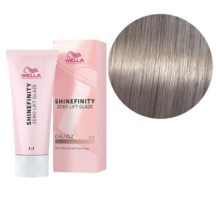 Wella Professionals Shinefinity 06/02 Dark Blonde Natural Matte Demi-Permanent Hair Color, 60ml