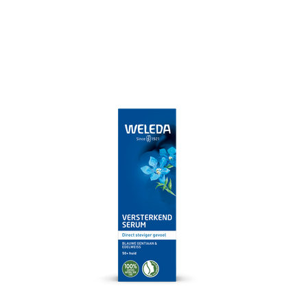 Weleda Blue Gentian & Edelweiss Strengthening Serum Firming Face Serum with Blue Gentian, Edelweiss & Hyaluronic Acid
