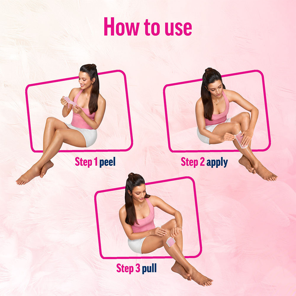 Veet Professional Waxing Strips Kit For Normal Skin, 20 Wax Strips Buy at Indicrest Image 11