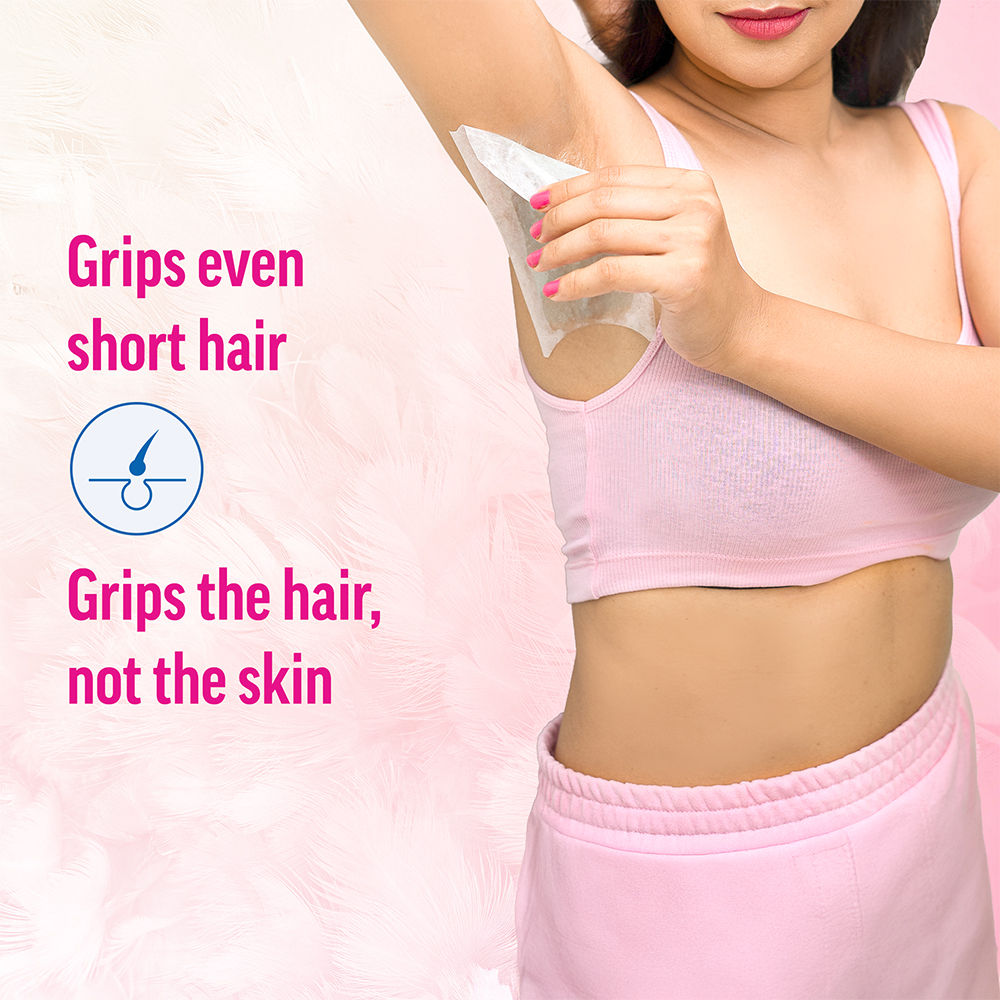 Veet Professional Waxing Strips Kit For Normal Skin, 8 Wax Strips Buy at Indicrest Image 8