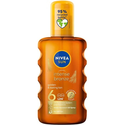 Carotene Sun Oil SPF6, 200ml Tanning & Sun Care Oil