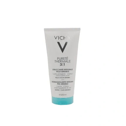 Vichy Pureté Thermale 3-in-1 One Step Cleanser, 200ml Gentle Cleansing Milk, Toner & Makeup Remover