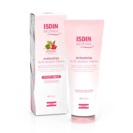 ISDIN Woman Antiestrias Elasticity Booster Body Cream, 250ml Stretch Mark Care Moisturizer