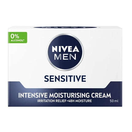 Nivea Men Sensitive Face Cream, 50ml Daily Moisturizer for Sensitive Skin