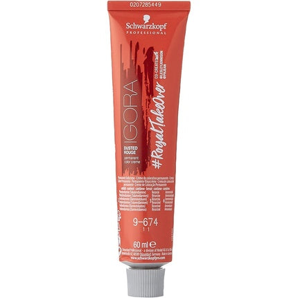 Schwarzkopf Professional Igora Royal Hair Colour Cream 9-674 Extra Light Blonde Chocolate Copper, 60ml