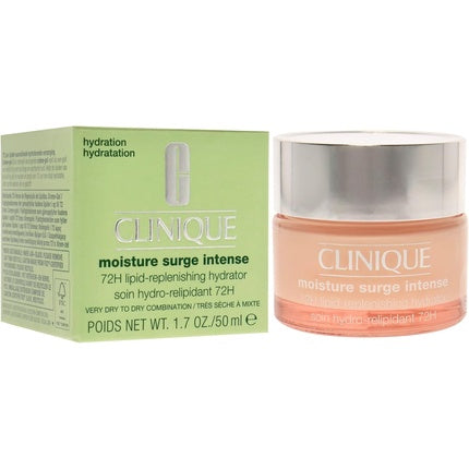 Clinique Moisture Surge 72-Hour Auto-Replenishing Hydrator with Aloe Vera, 50ml - Gel Cream Face Moisturizer