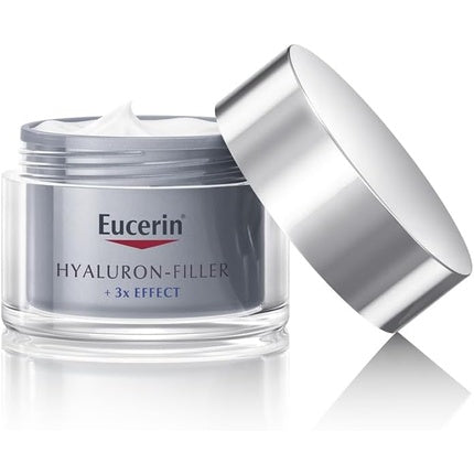 Eucerin Hyaluron-Filler Anti-Age Night Cream Refill, 50ml | Overnight Hydrating Face Cream Refill for Fine Lines & Wrinkles