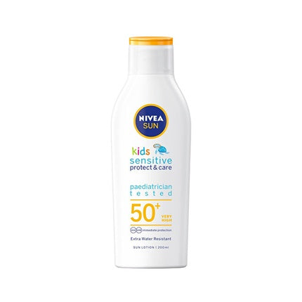 Nivea Sun Children's Sun Lotion SPF 50+ (200ml) High Protection Sunscreen for Kids' Sensitive Skin