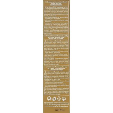 Schwarzkopf Professional IGORA Royal Absolutes Age Blend 8-140 Light Blonde Ash Beige Natural Permanent Anti-Age Hair Color, 60ml
