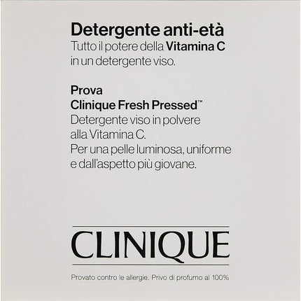 Clinique Fresh Pressed Renewing Powder Cleanser with Pure Vitamin C, 28 x 0.5g - Daily Powder Face Cleanser