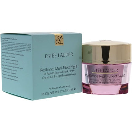 Estée Lauder Resilience Lift Night Firming Face and Neck Crème, 50ml - Overnight Hydrating Moisturizer