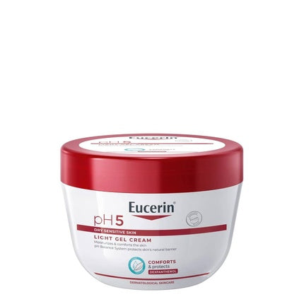 Eucerin pH5 Gel-Cream, 350ml - Lightweight Body Moisturiser for Dry & Sensitive Skin