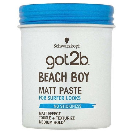 Schwarzkopf got2b Made4Mess Chaotic Molding Gum Hair Styling Wax for Flexible Hold